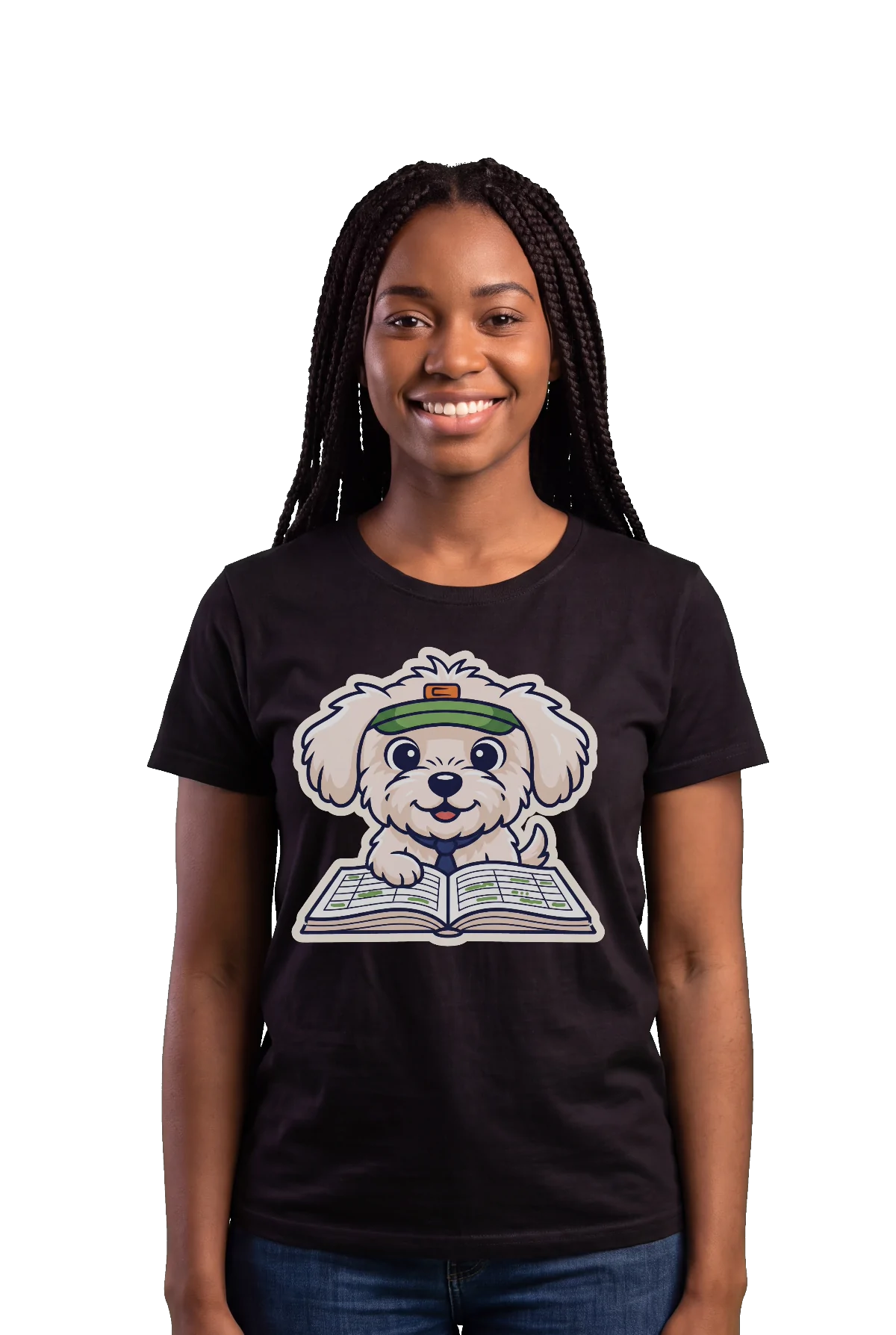The banker, Black, worn Chunk Chunk shirt, mockup, front