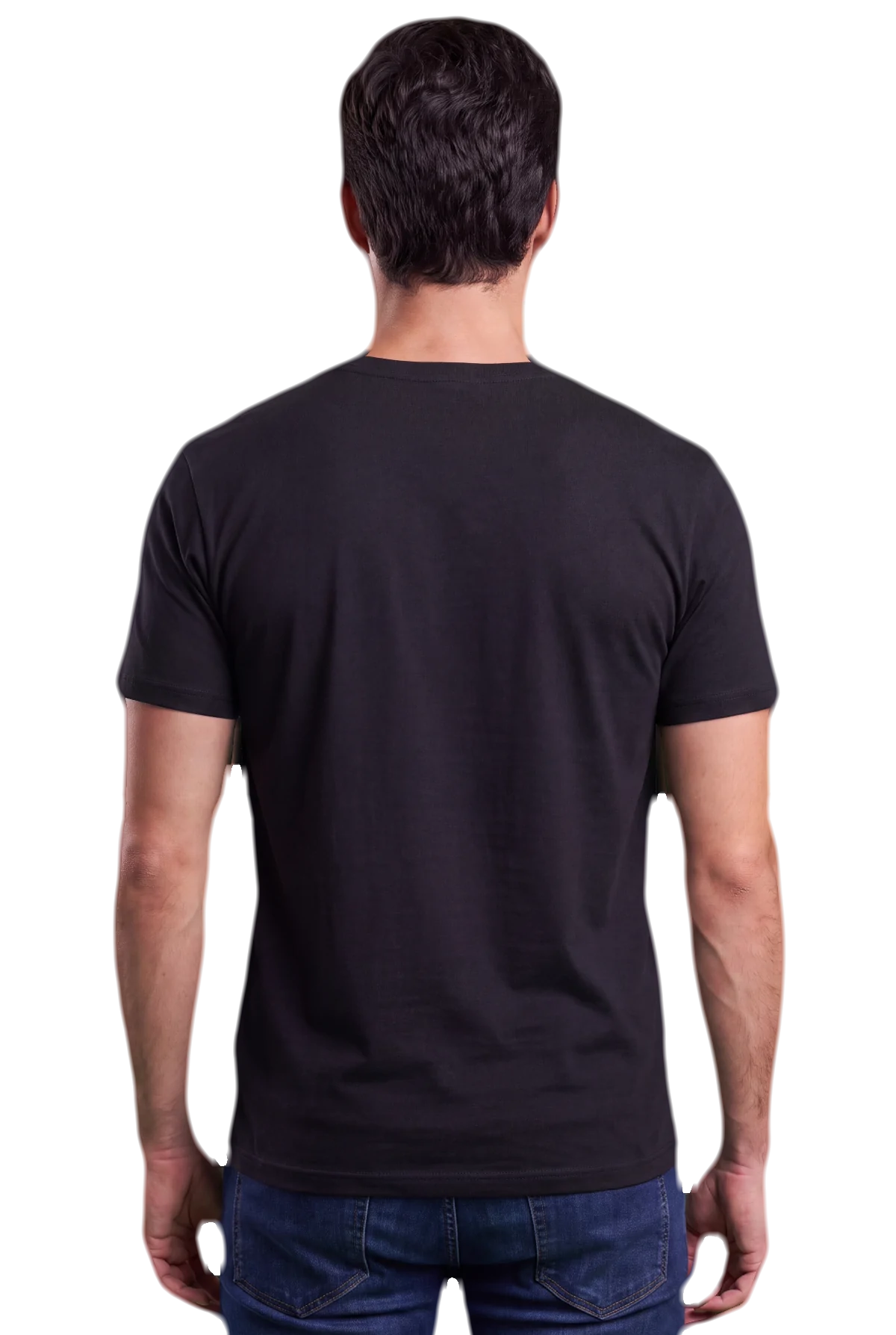 Liftoff, Black, worn Chunk Chunk shirt, mockup, back