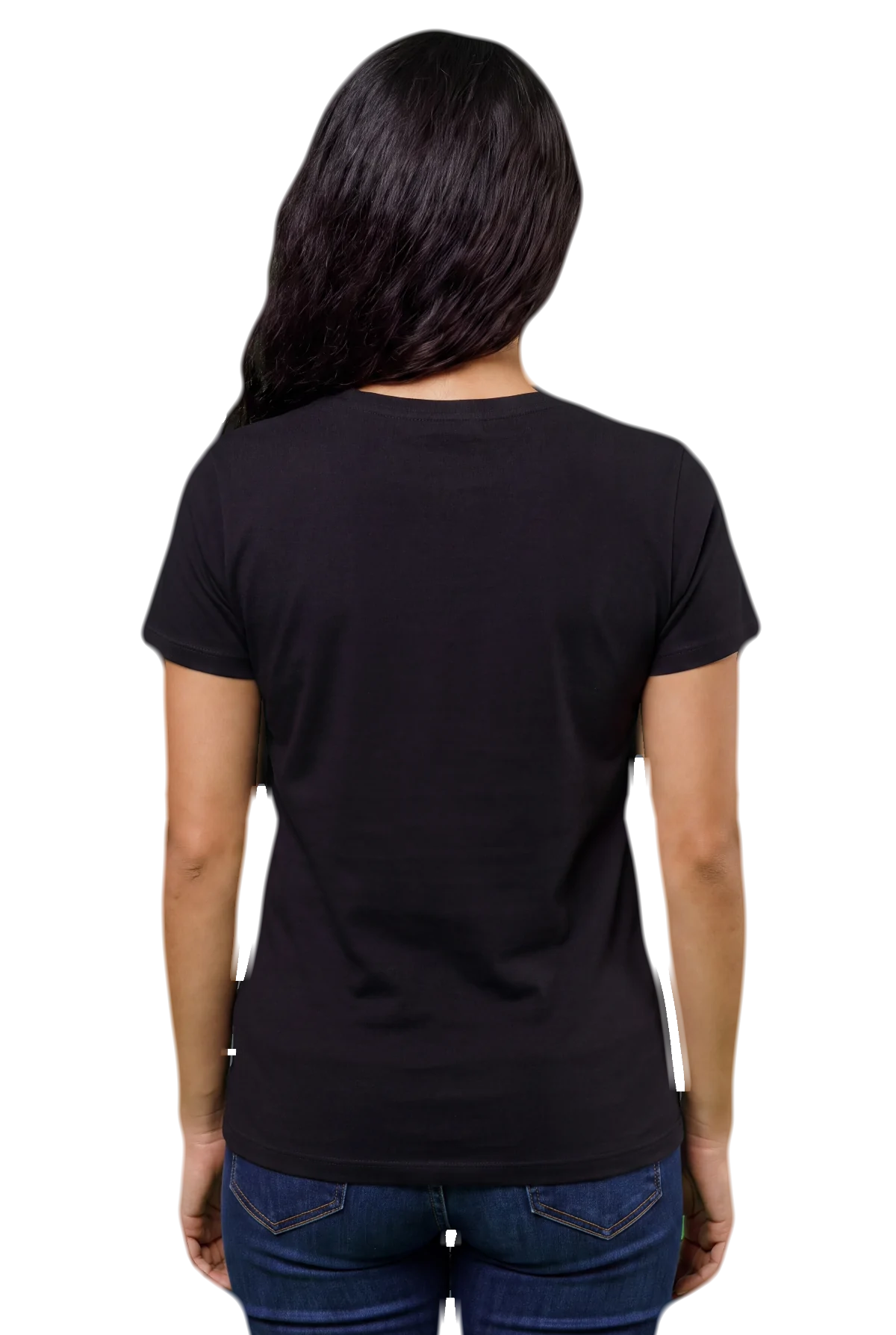 Paid in full, Black, worn Chunk Chunk shirt, mockup, back