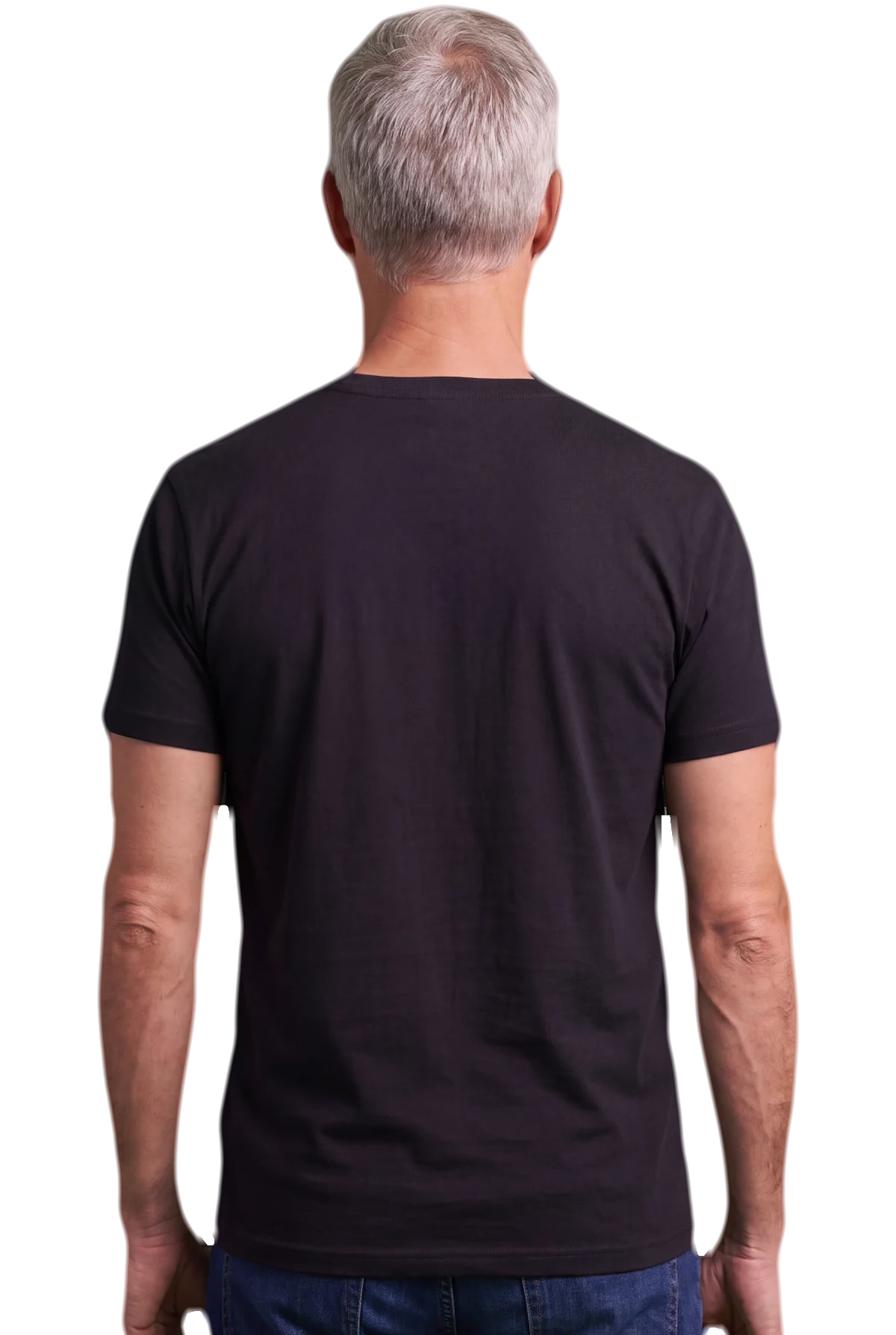 Snapped, Black, worn Chunk Chunk shirt, mockup, back