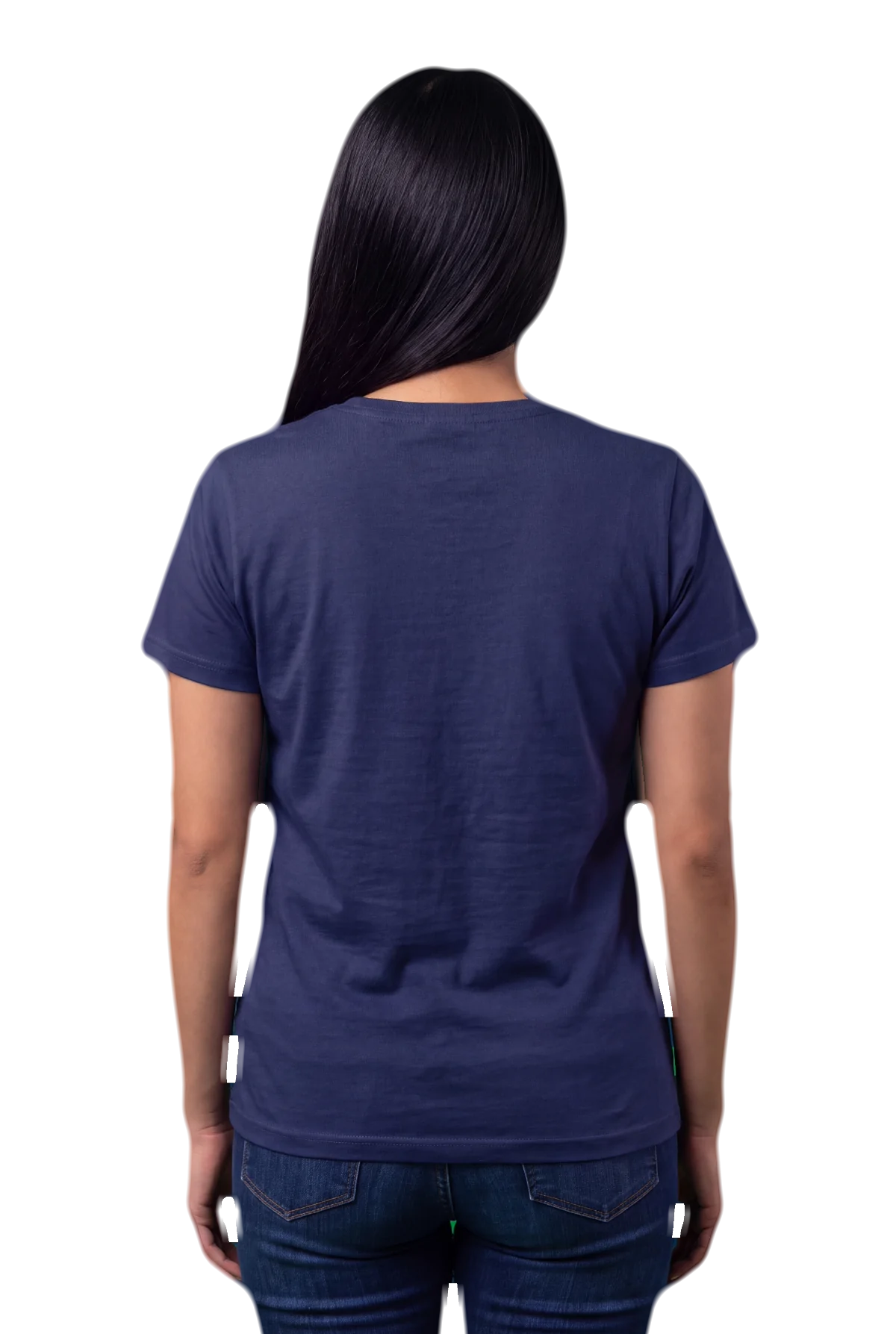 Liftoff, Navy, worn Chunk Chunk shirt, mockup, back