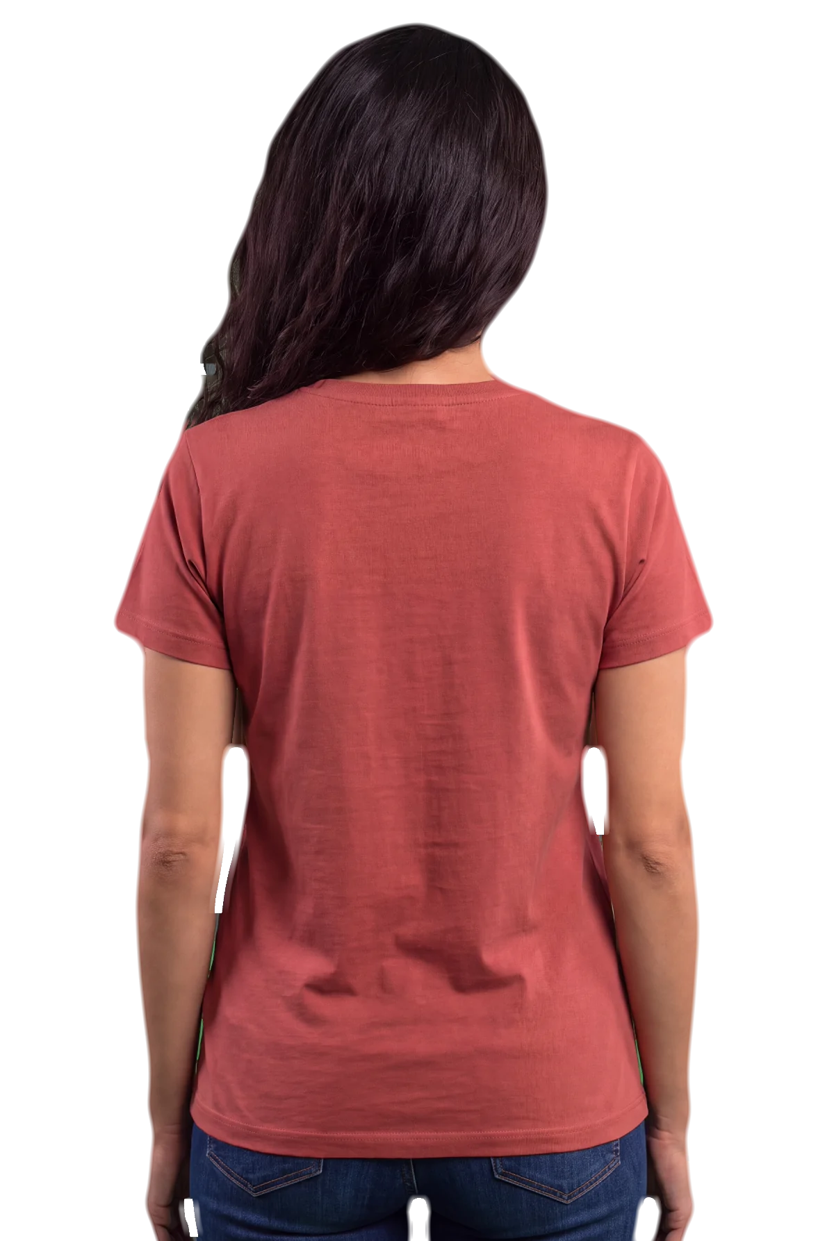 Chunk it, Red, worn Chunk Chunk shirt, mockup, back