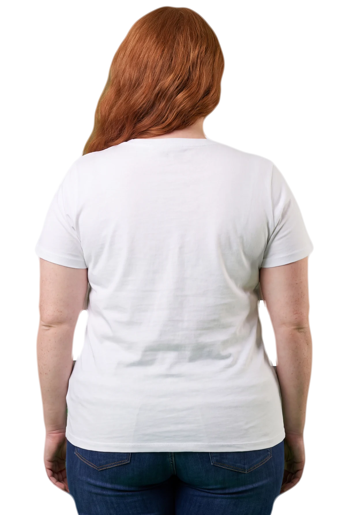 Chunk it, White, worn Chunk Chunk shirt, mockup, back
